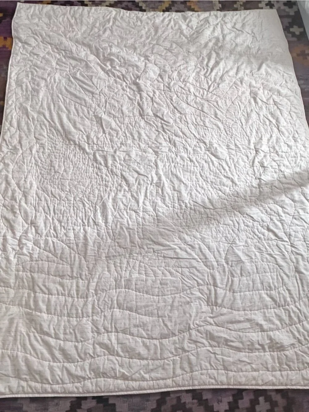 Crate and Kids Lovely Leopard Viole Kids Twin Quilt